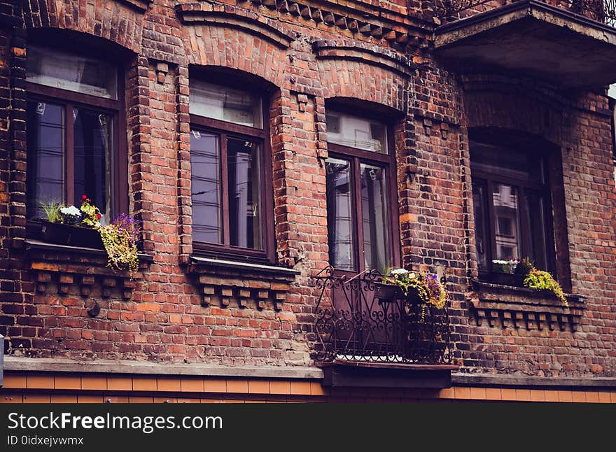 Ancient, Architecture, Balcony, Building