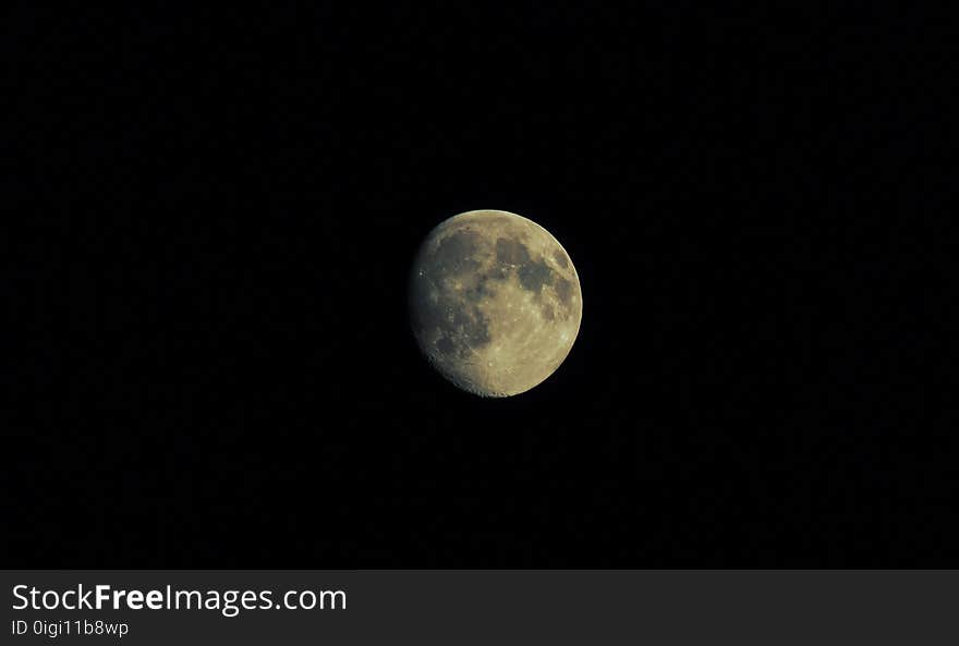 Astronomy, Dark, Full, Moon,