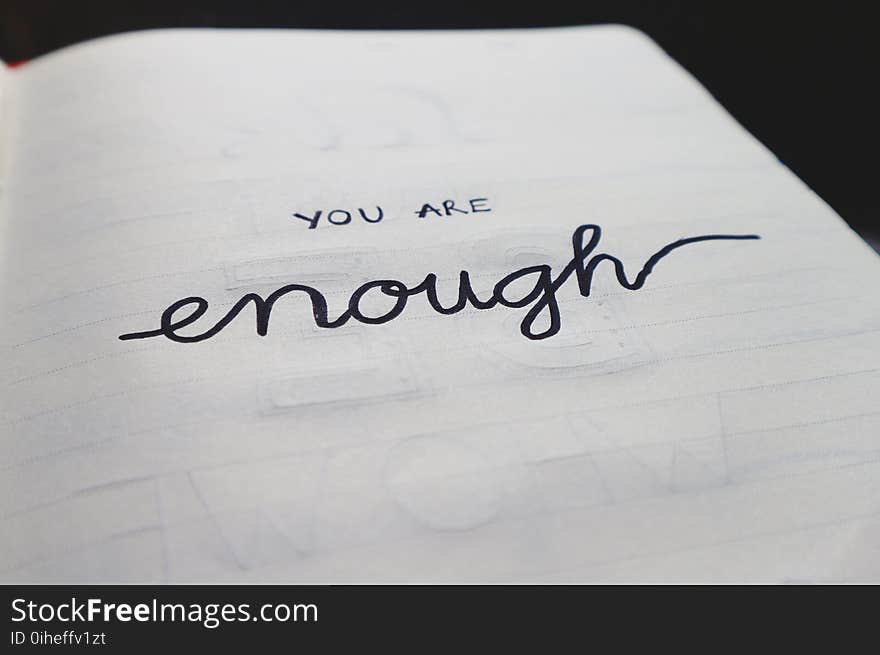 You Are Enough Text