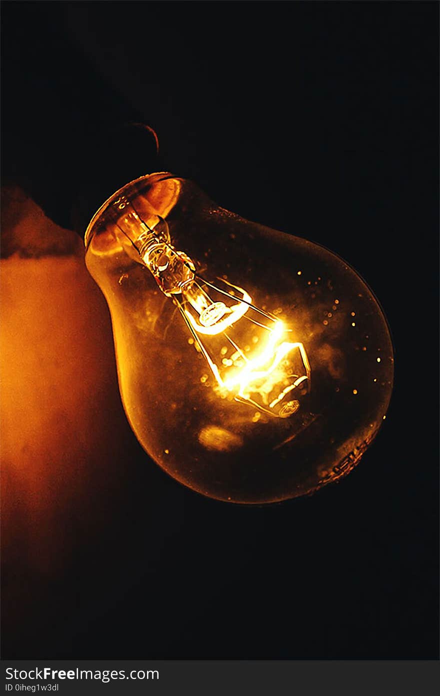 Close-up Photography of Lighted Light Bulb