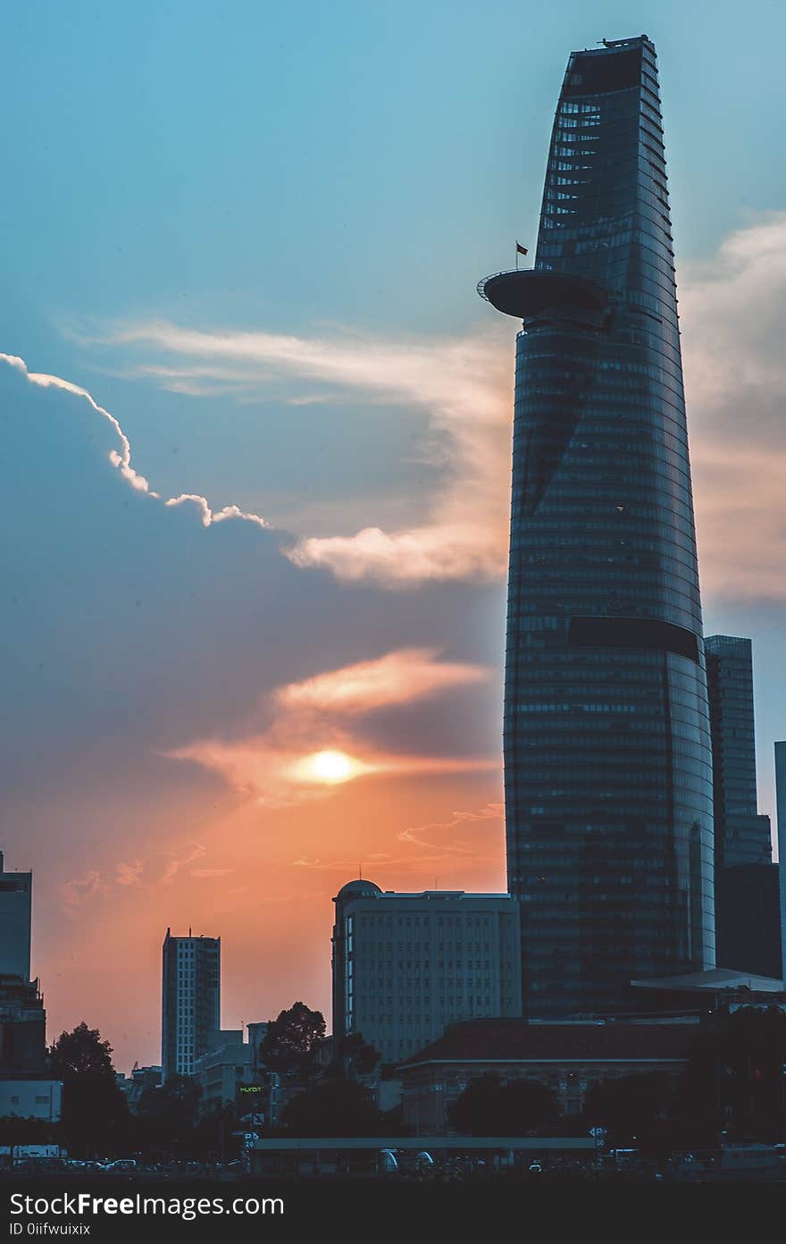 Gray High-rise Building Under Blue Sky