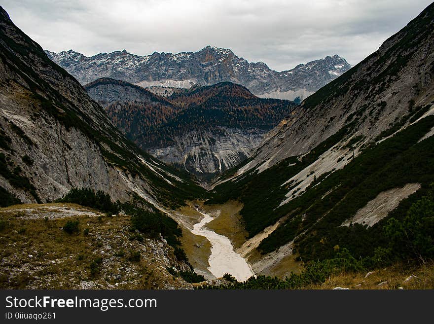 View of Mountains and Valley