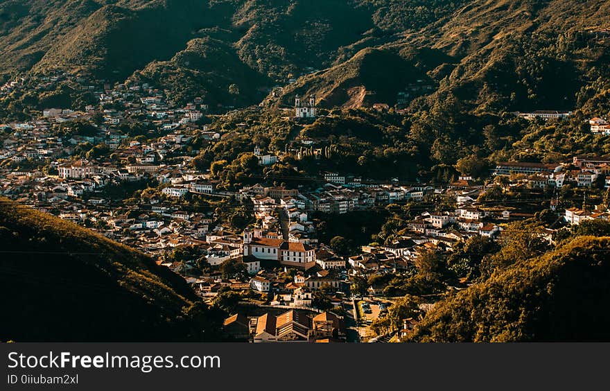 Top View Photo of City