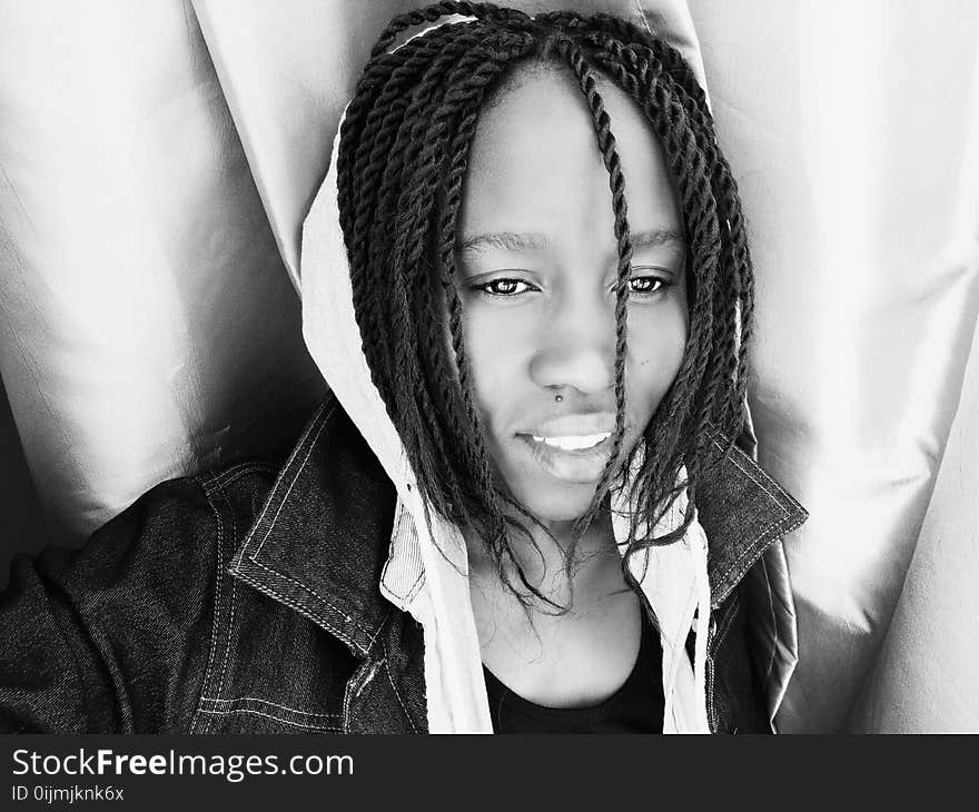 Woman in Braided Hair