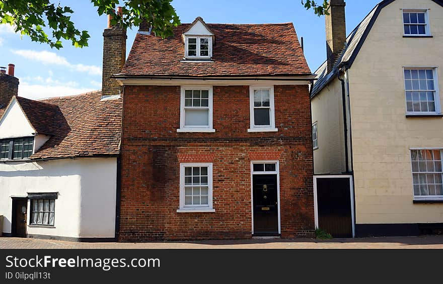 Architecture, Bricks, Bungalow, Daylight