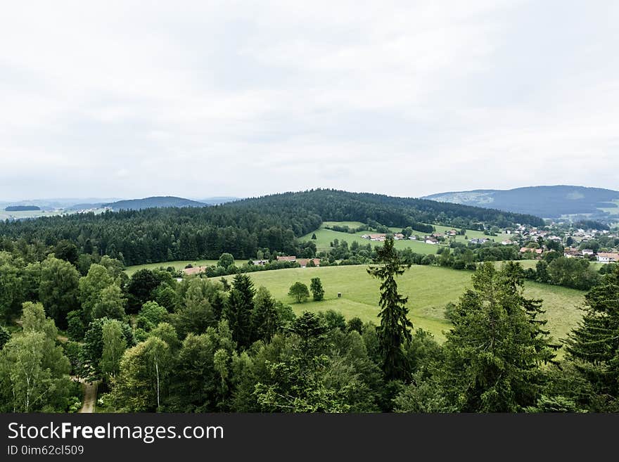 Agriculture, Clouds, Countryside, Cropland