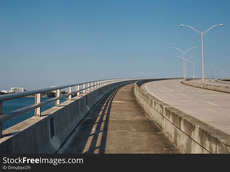 Beach, Bridge, Electricity, Empty,