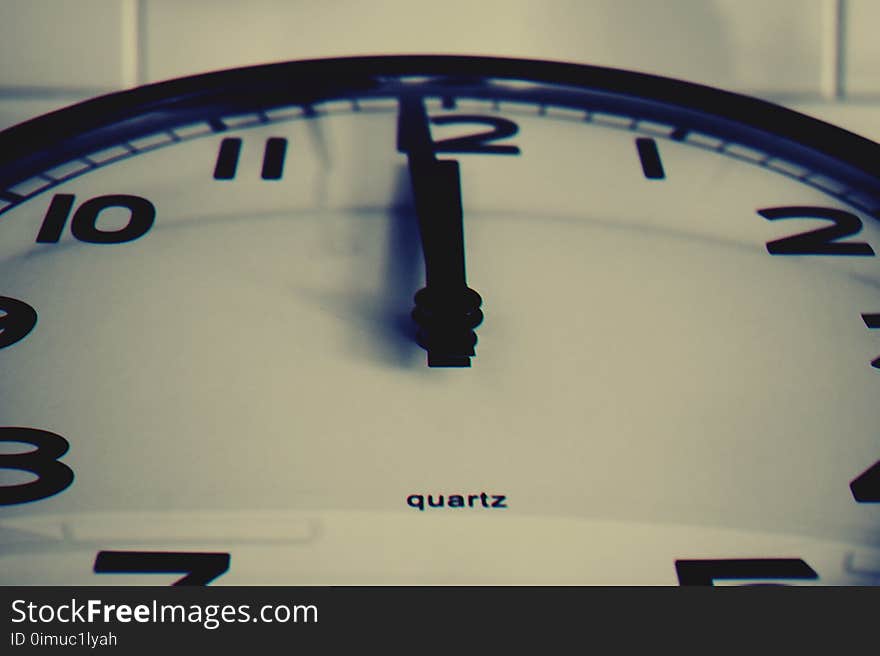 Black-and-white, Clock, Close, -up,