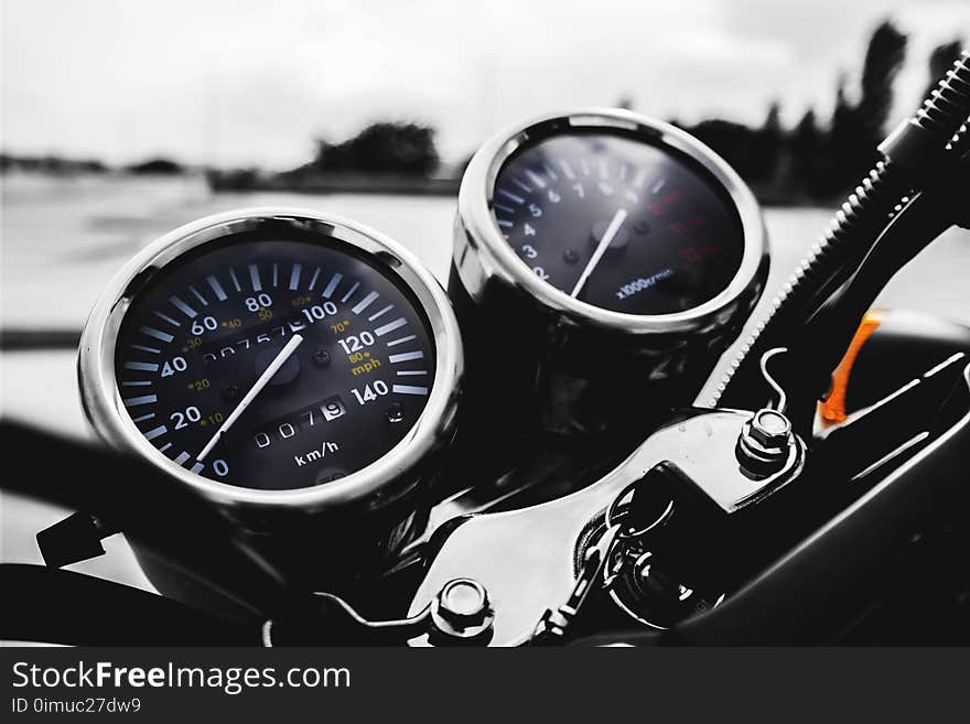 Automotive, Gauge, Motorbike, Motorcycle