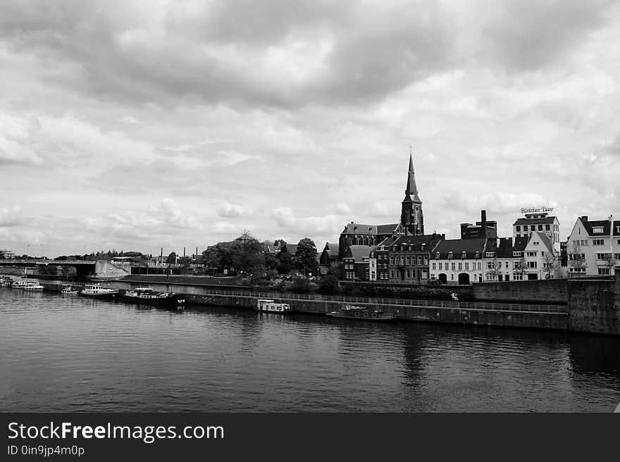 Architecture, Boats, Bridge, Buildings