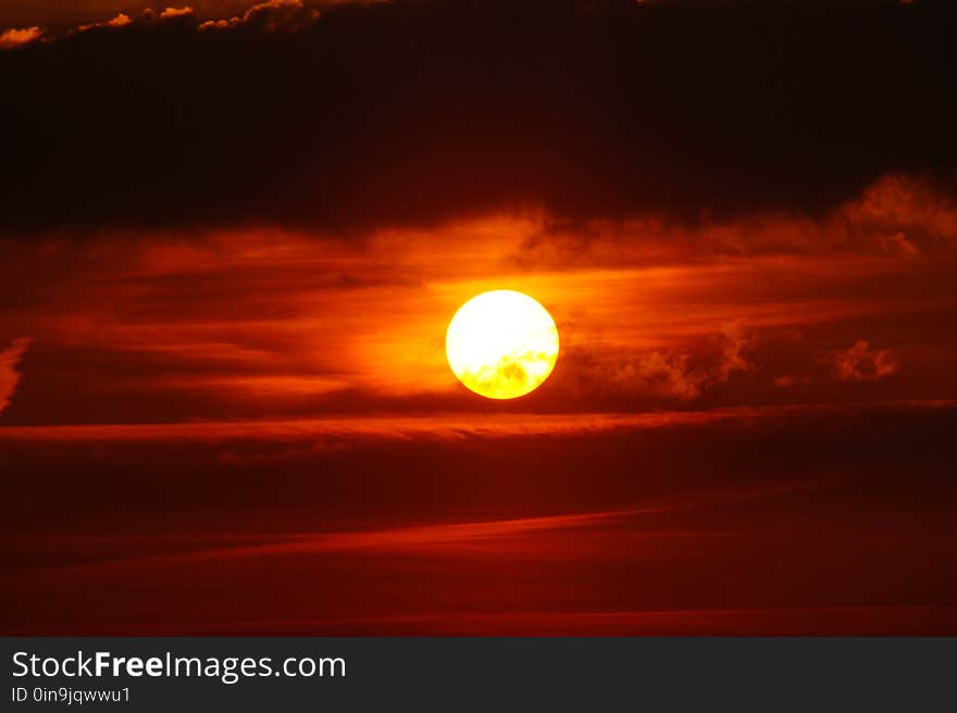 Clouds, Dark, Clouds, Dawn