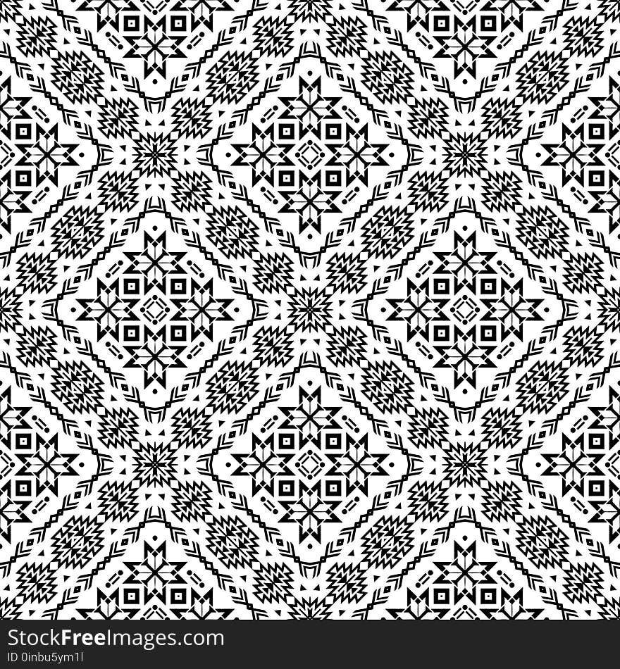 Vector BLACK WHITE PATTERN DESIGN GEOMETRIC