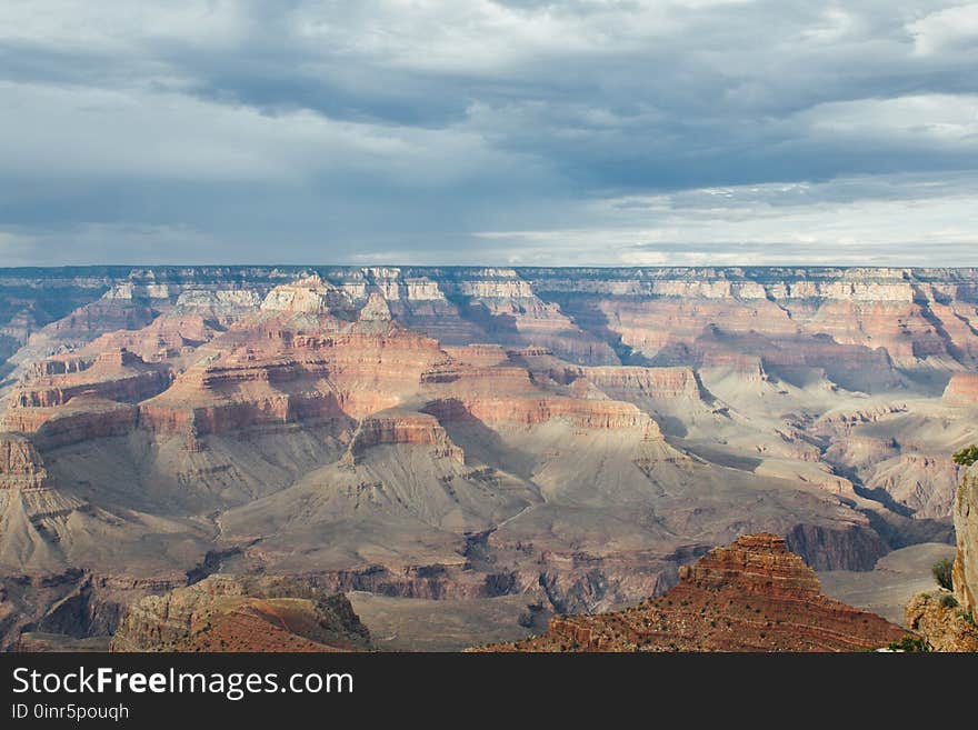 Canyon, Clouds, Daylight, Desert