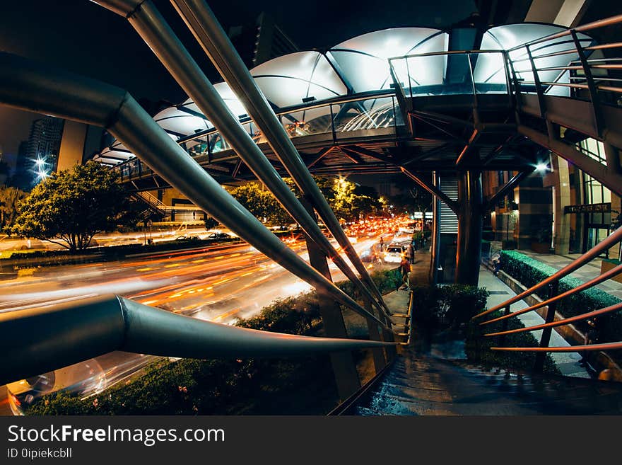 Architecture, Bridge, Cars