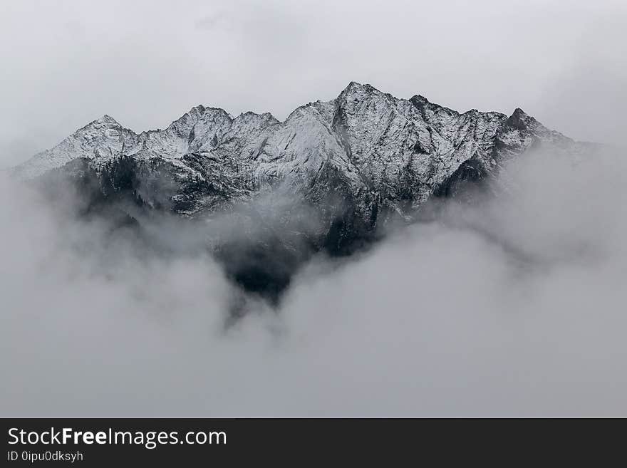 Landscape Photography of Mountains Covered in Snow