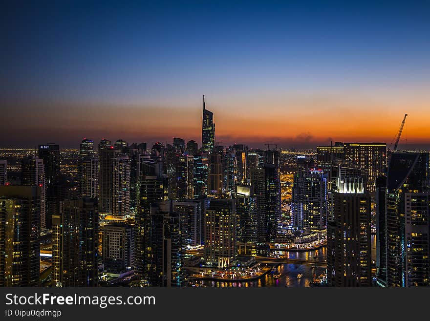 Landscape Photograpy of City during Night