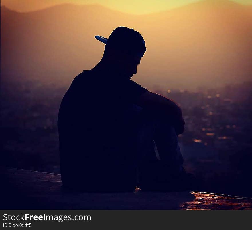 Seluathe of Man Wearing Hat