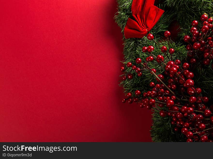 Red And Green Mistletoe Decoration