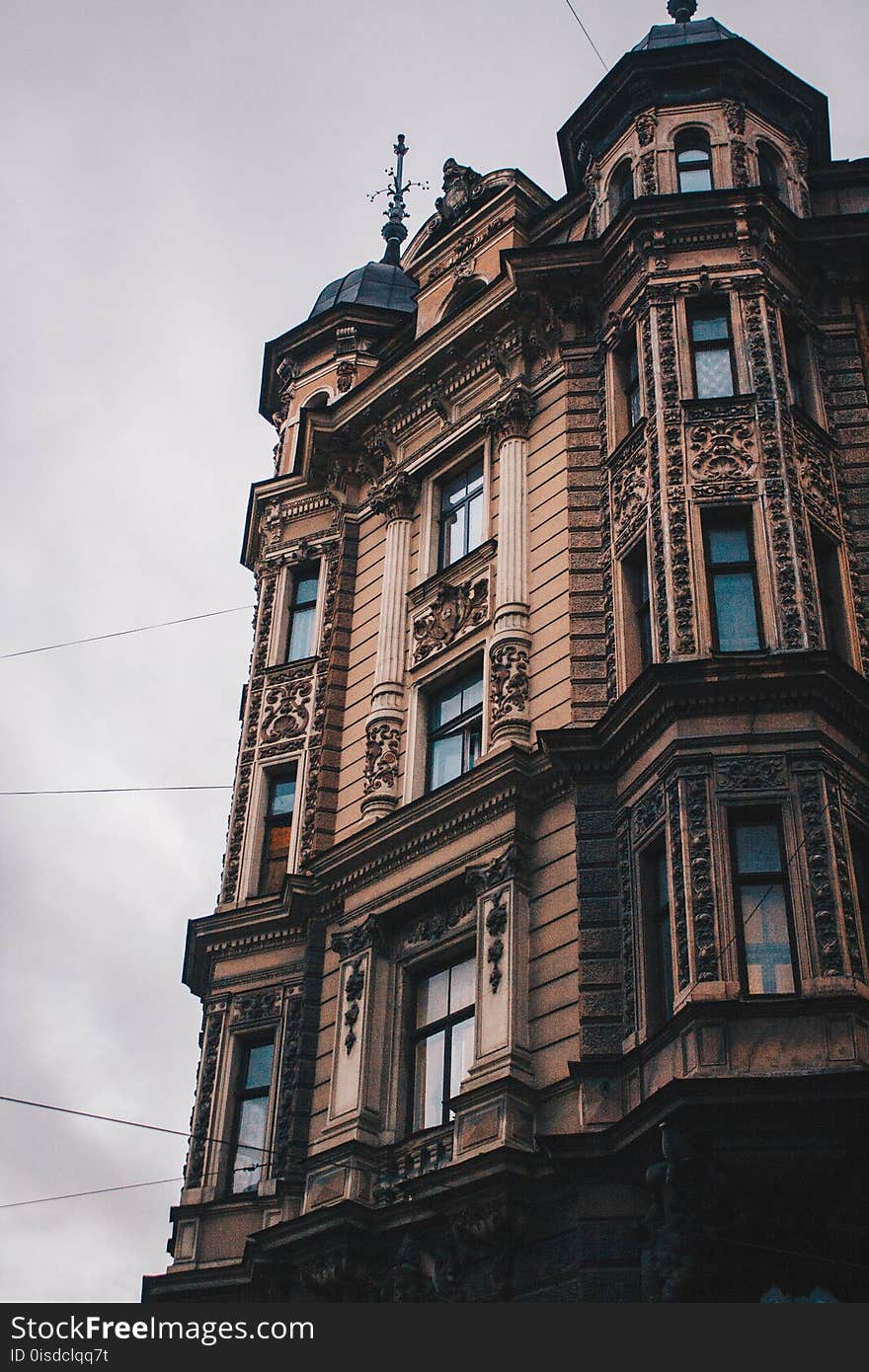 Brown Concrete Apartment Building