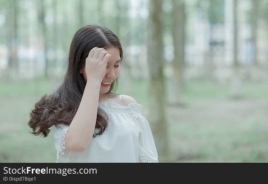 Bokeh Photography of Woman