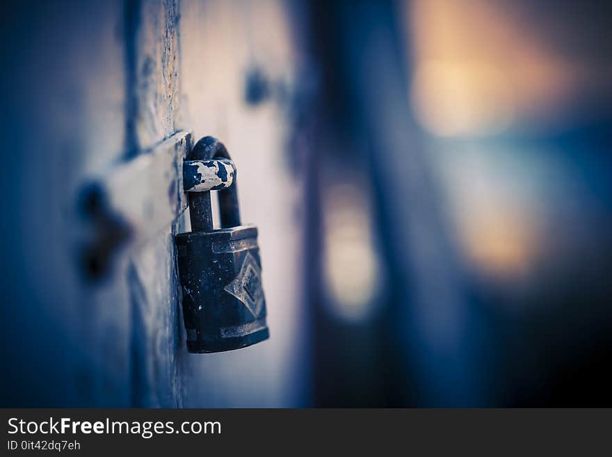 Black Metal Padlock