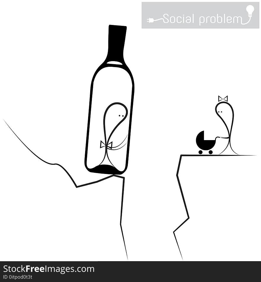 The concept of social problems. Alcoholism is an inclined road to the abyss. Alcoholism destroys family life. The concept of social problems. Alcoholism is an inclined road to the abyss. Alcoholism destroys family life.