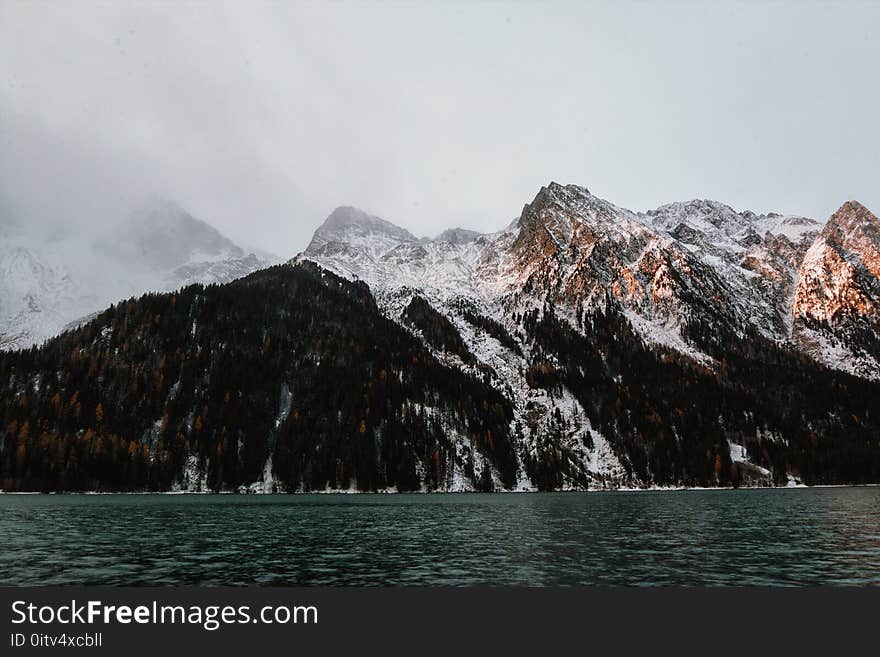 Mountain Beside Body of Water