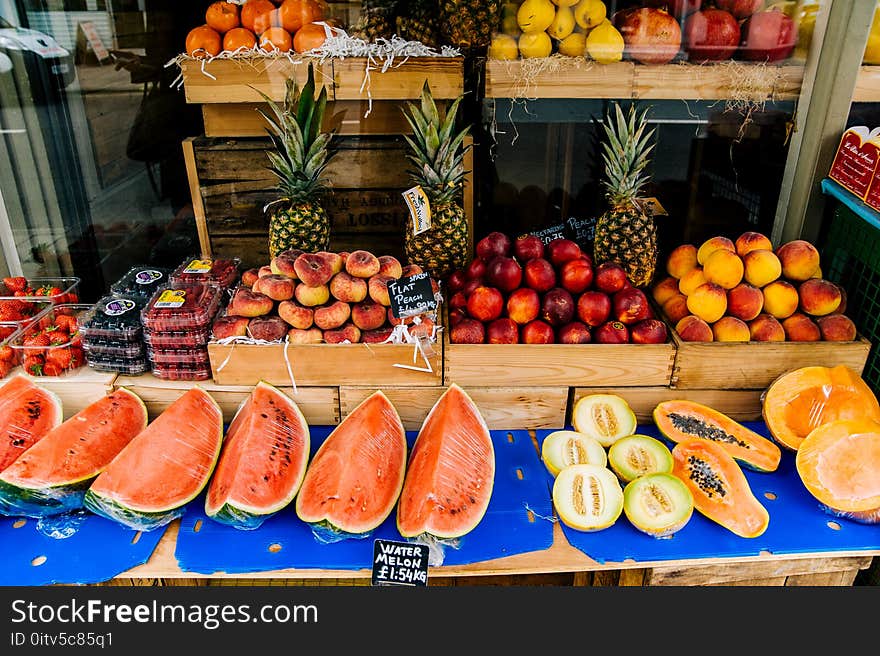 Sliced Fruit Stall