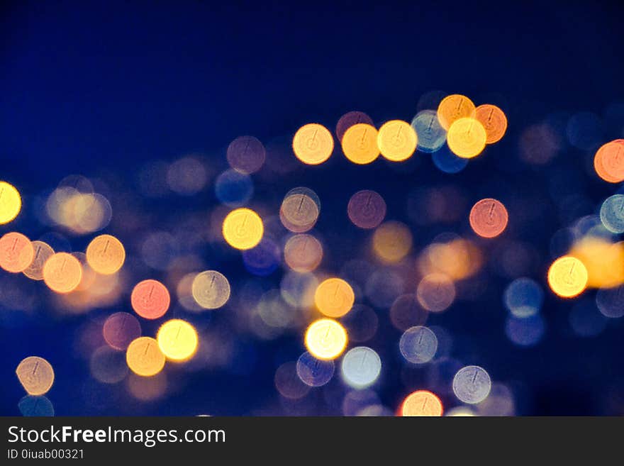 Blur, Bokeh, Colors