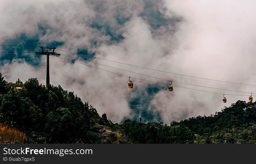 Cable Carrier Cart during Dawn