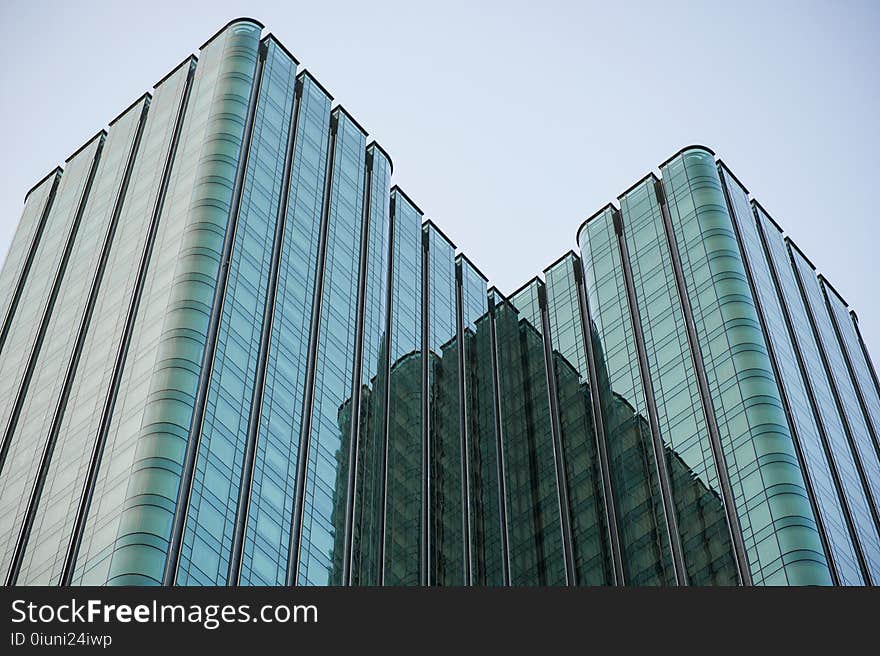 Blue Glass Skyscraper