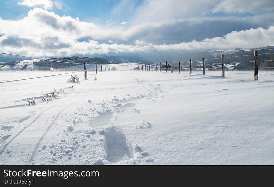 Snow, Winter, Sky, Cloud