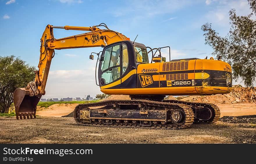 Construction Equipment, Bulldozer, Mode Of Transport, Vehicle