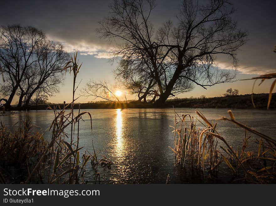 Sky, Reflection, Water, Nature