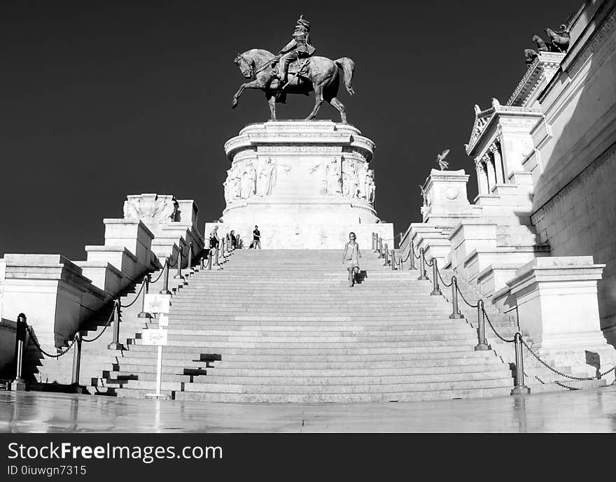 White, Black And White, Landmark, Monochrome Photography