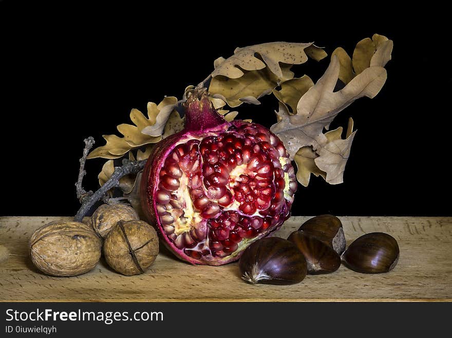 Still Life Photography, Still Life, Fruit, Pomegranate