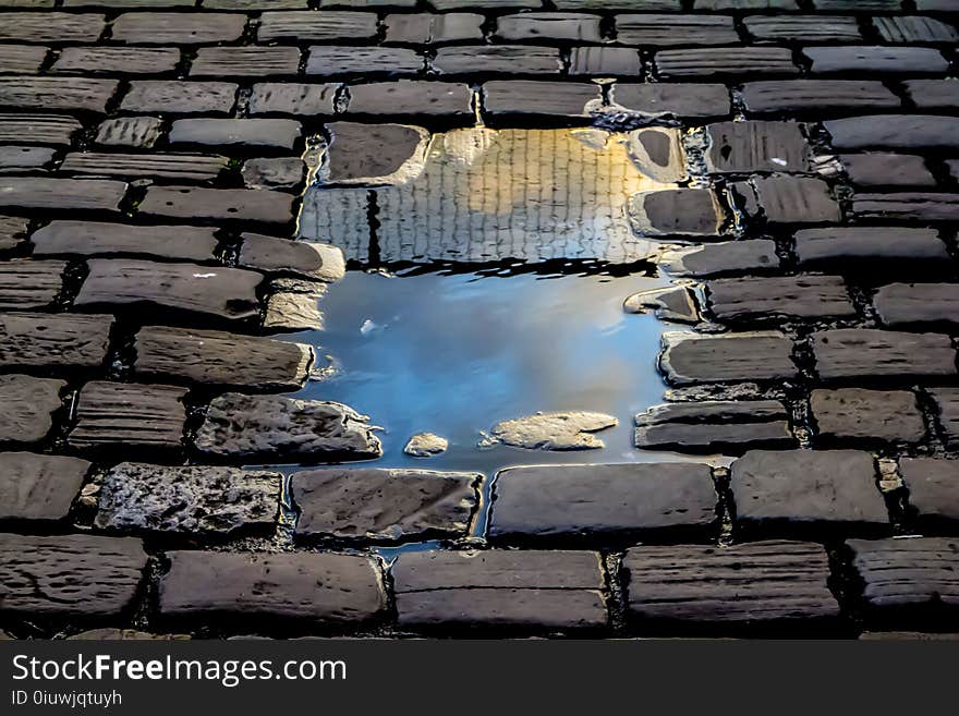 Water, Reflection, Wall, Window