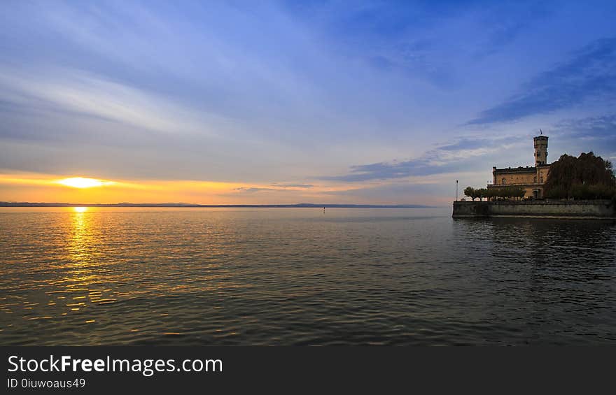 Sky, Waterway, Horizon, Reflection