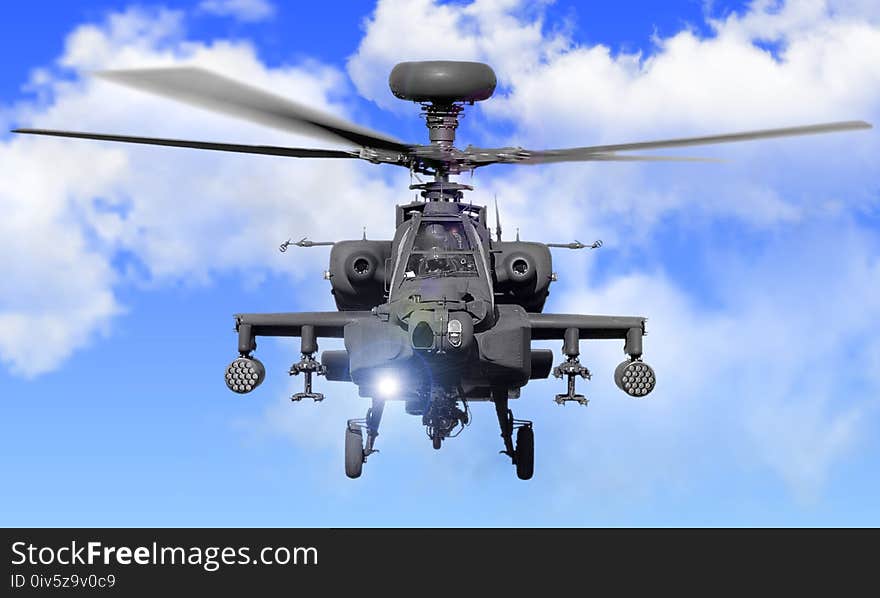 Helicopter, Helicopter Rotor, Aircraft, Rotorcraft