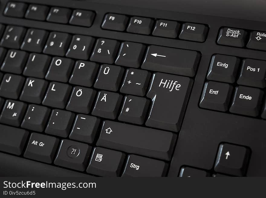 Computer Keyboard, Input Device, Technology, Space Bar