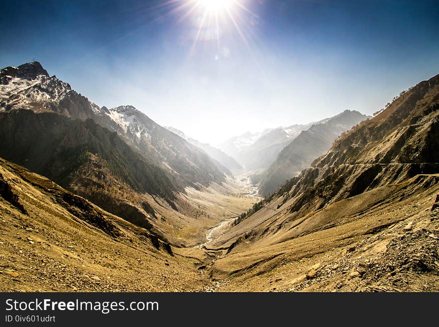 Mountainous Landforms, Sky, Mountain, Mountain Range