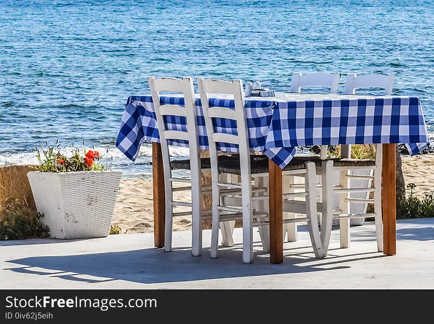 Table, Furniture, Outdoor Furniture, Water