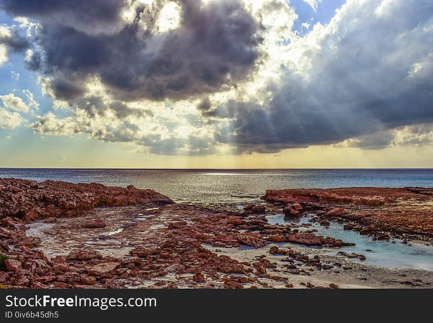 Sea, Sky, Cloud, Shore