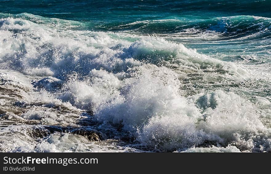 Wave, Sea, Water, Wind Wave