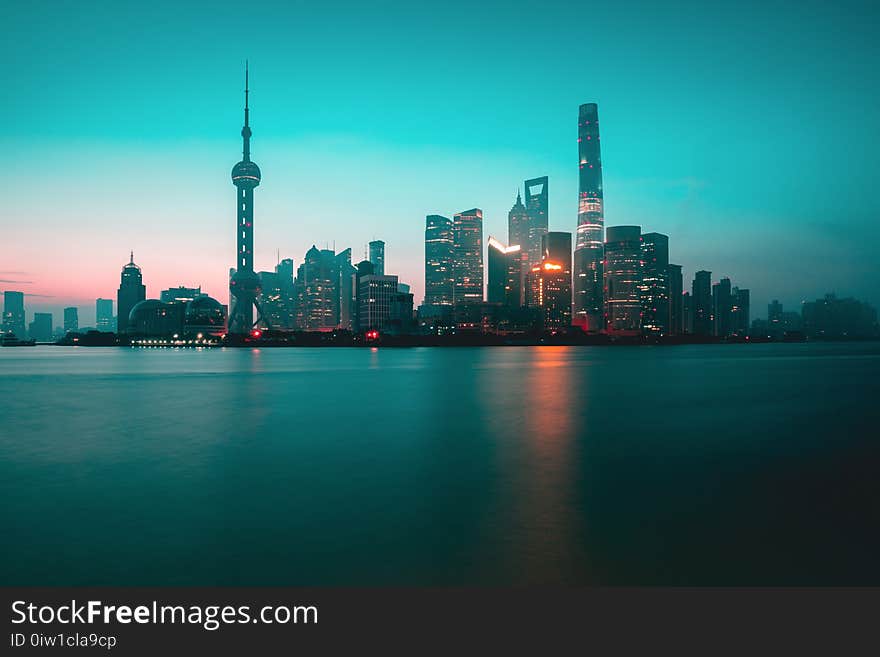 Shanghai city skyline