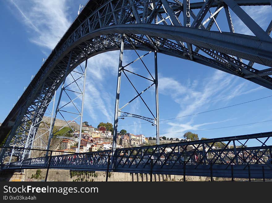 Bridge, Sky, Truss Bridge, Tied Arch Bridge