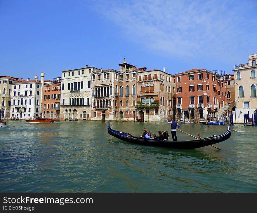 Waterway, Canal, Gondola, Water Transportation