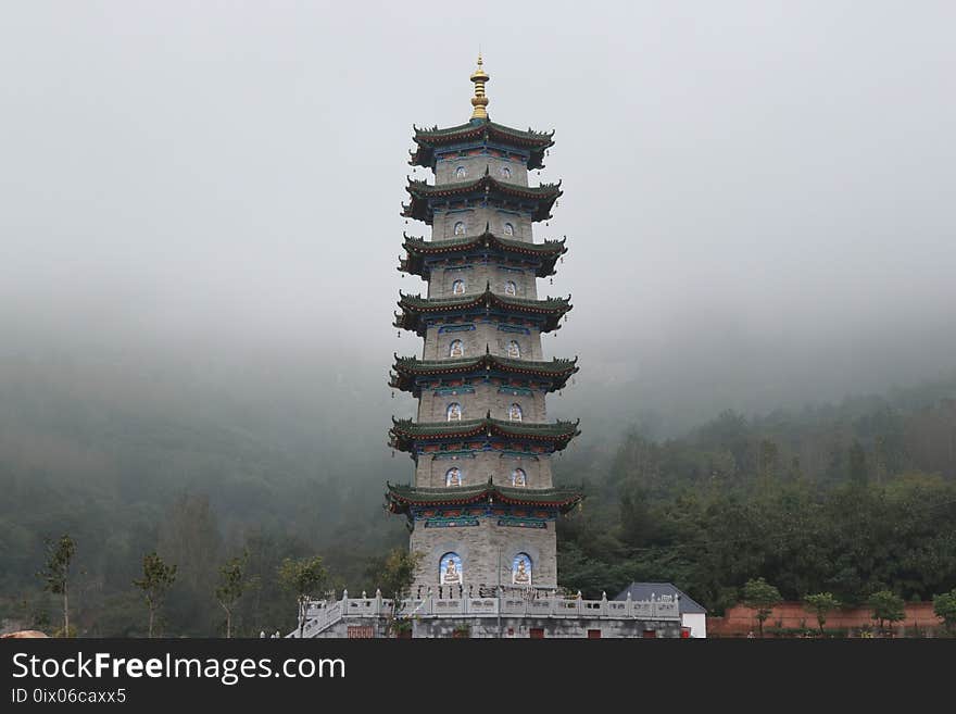 Chinese Architecture, Tower, Pagoda, Landmark