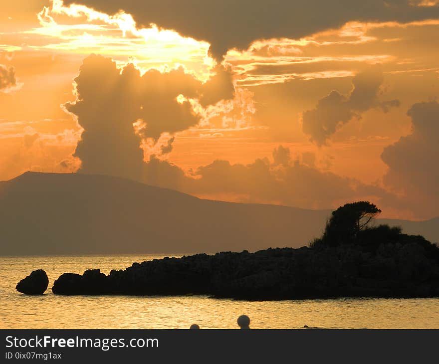 Sky, Horizon, Sunset, Sunrise