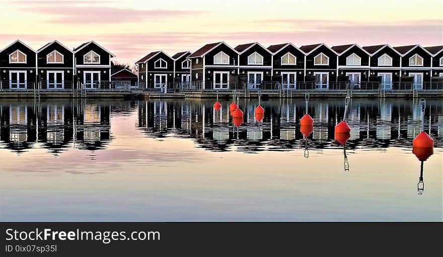 Reflection, Water, Sky, Calm